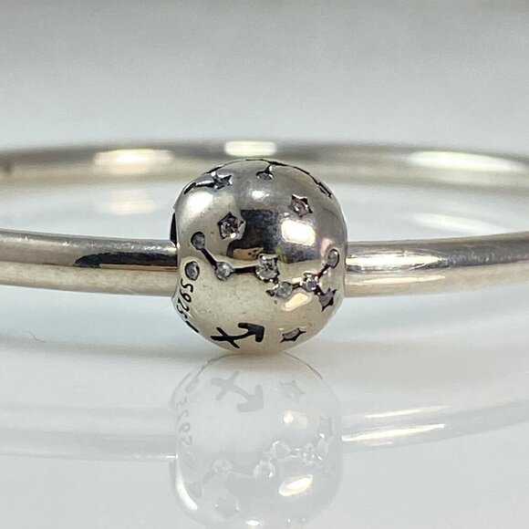 Sterling Silver Sagittarius Zodiac Constellation Charm - Picture 4 of 10